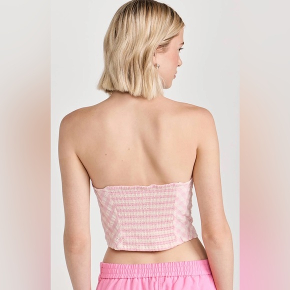 FREE PEOPLE: Leilani Gingham Tube Top - Picture 2 of 6